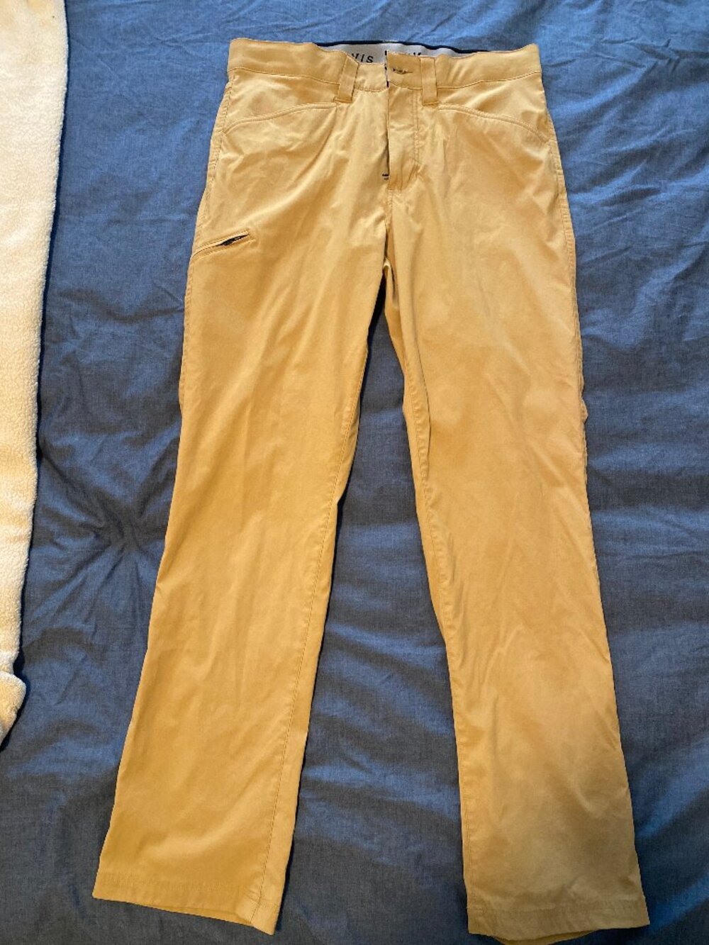 Orvis Adventure Stretch Pants Mens 32x32 Tan Hiking Utility